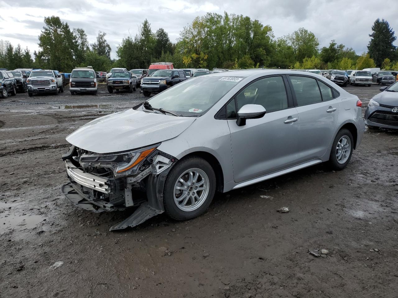 2022 TOYOTA COROLLA LE VIN:JTDEAMDE5NJ043072