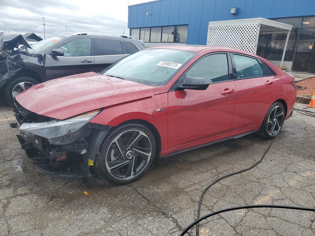 2022 HYUNDAI ELANTRA N LINE VIN:KMHLR4AFXNU359820