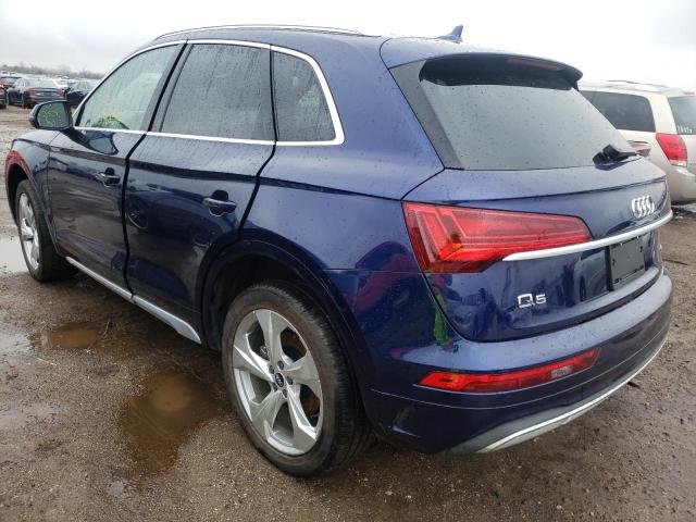 2021 AUDI Q5 PREMIUM PLUS VIN: WA1BAAFYXM2070652