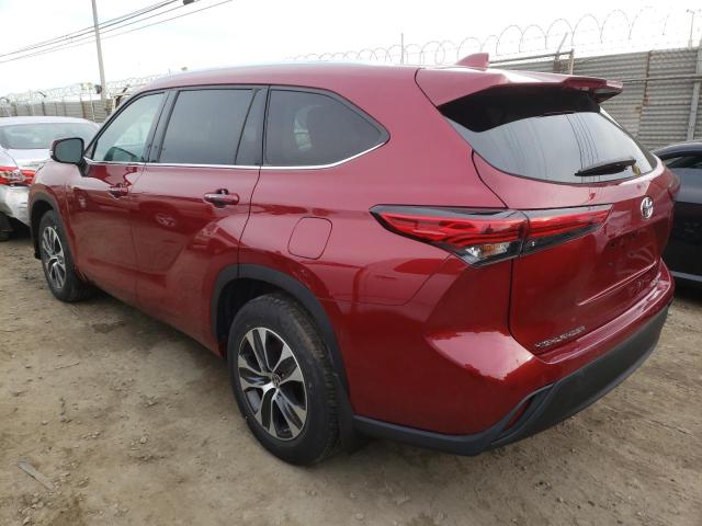 2021 TOYOTA HIGHLANDER XLE VIN: 5TDHZRBHXMS528440