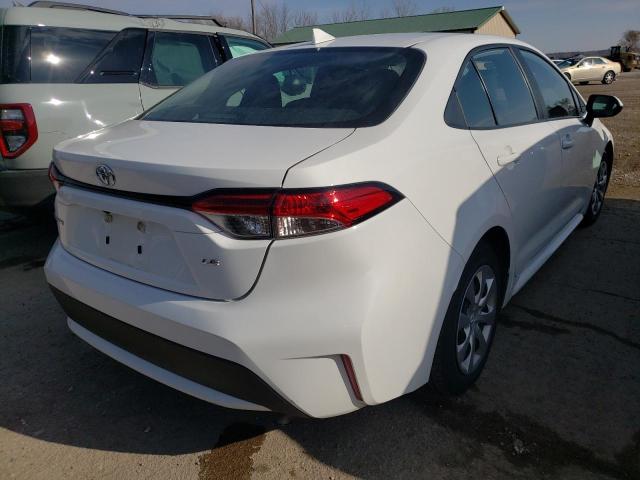 2021 TOYOTA COROLLA LE VIN: 5YFEPMAE4MP166245