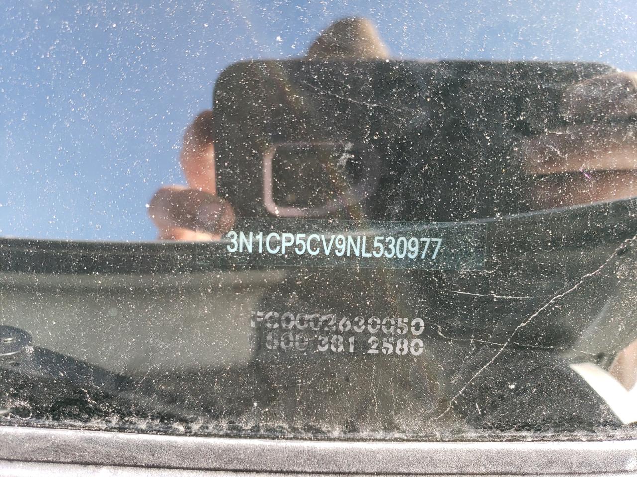 2022 NISSAN KICKS SV VIN:3N1CP5CV9NL530977