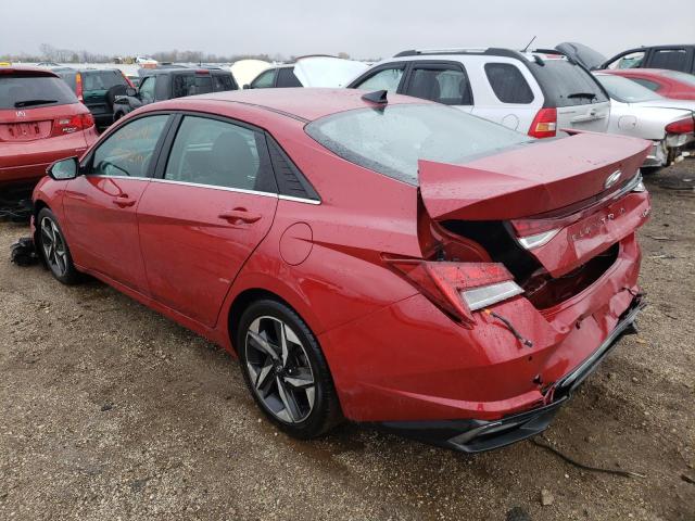 2021 HYUNDAI ELANTRA LIMITED VIN: KMHLP4AG0MU115963