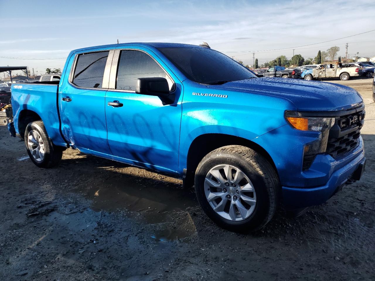 2022 CHEVROLET SILVERADO K1500 CUSTOM VIN:1GCPDBEK5NZ581880