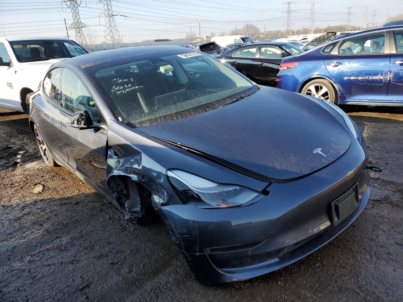 2022 TESLA MODEL 3  VIN:5YJ3E1EA7NF369730