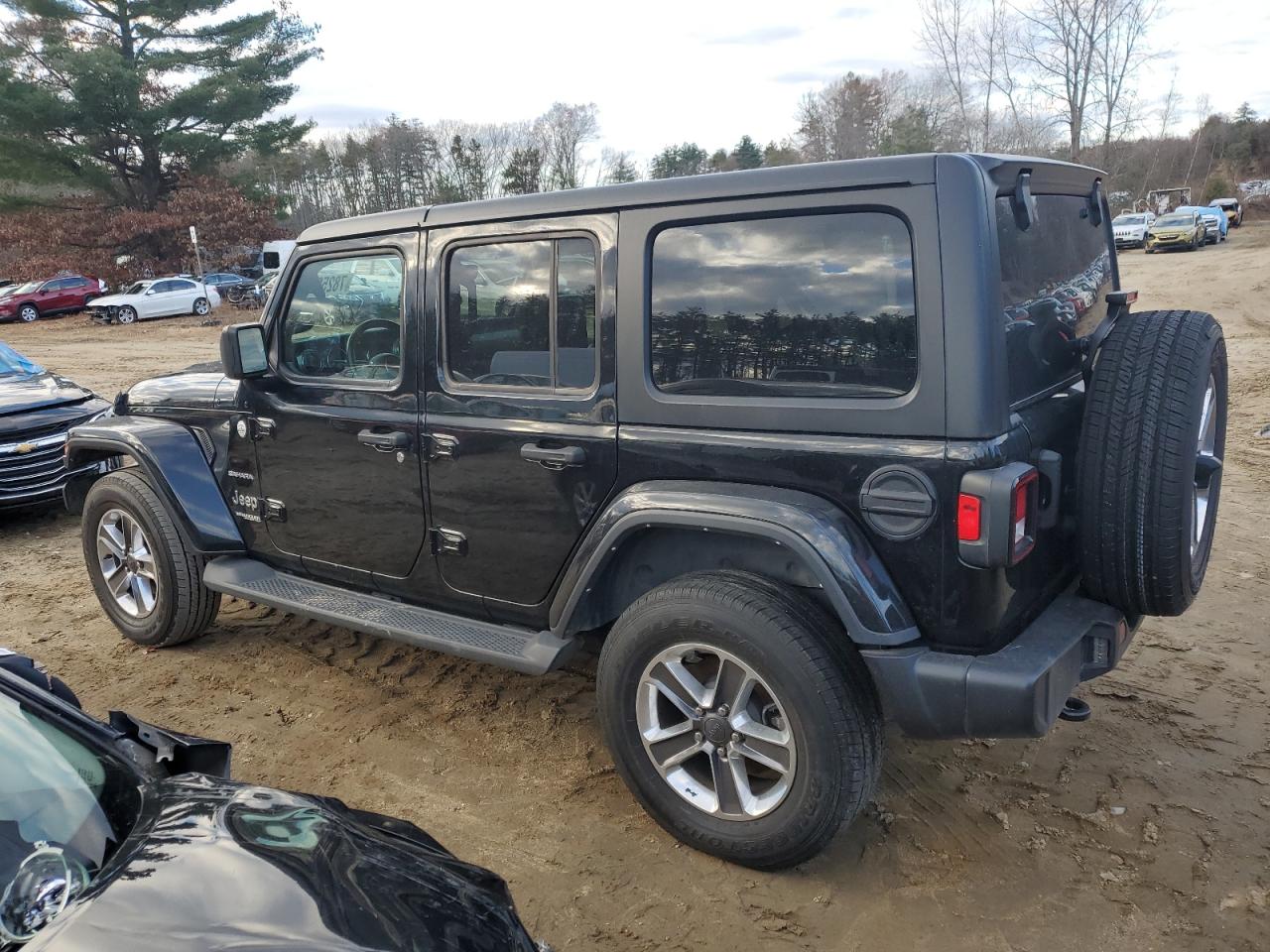 2022 JEEP WRANGLER UNLIMITED SAHARA VIN:1C4HJXENXNW160257