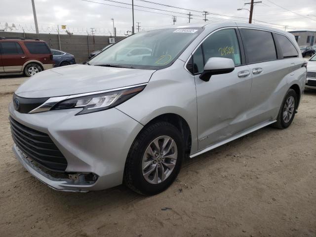 2021 TOYOTA SIENNA LE VIN: 5TDKRKEC3MS011039