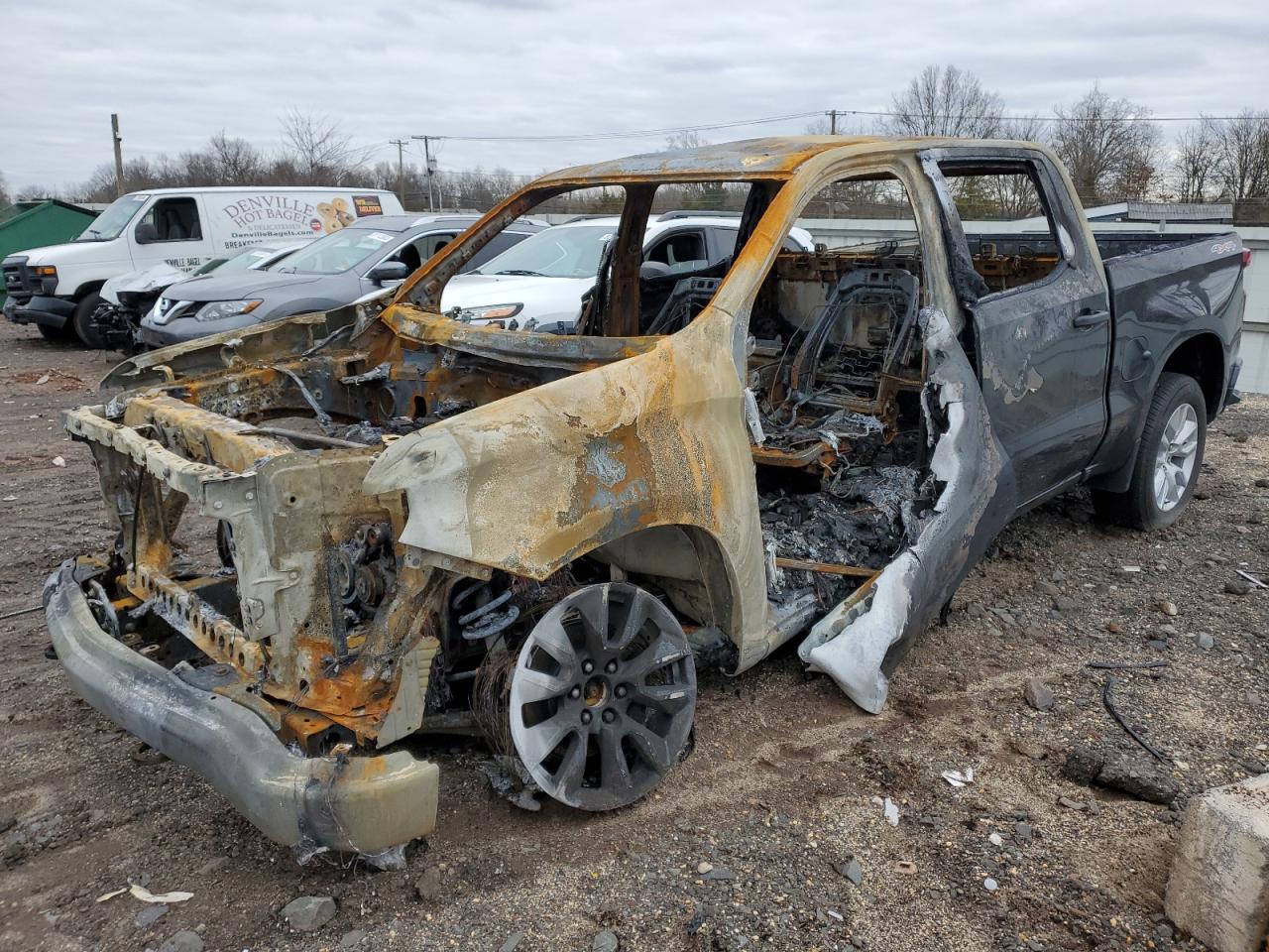 2022 CHEVROLET SILVERADO K1500 CUSTOM VIN:3GCPDBEK6NG651161