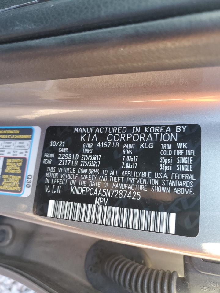 2022 KIA SELTOS LX VIN:77724673