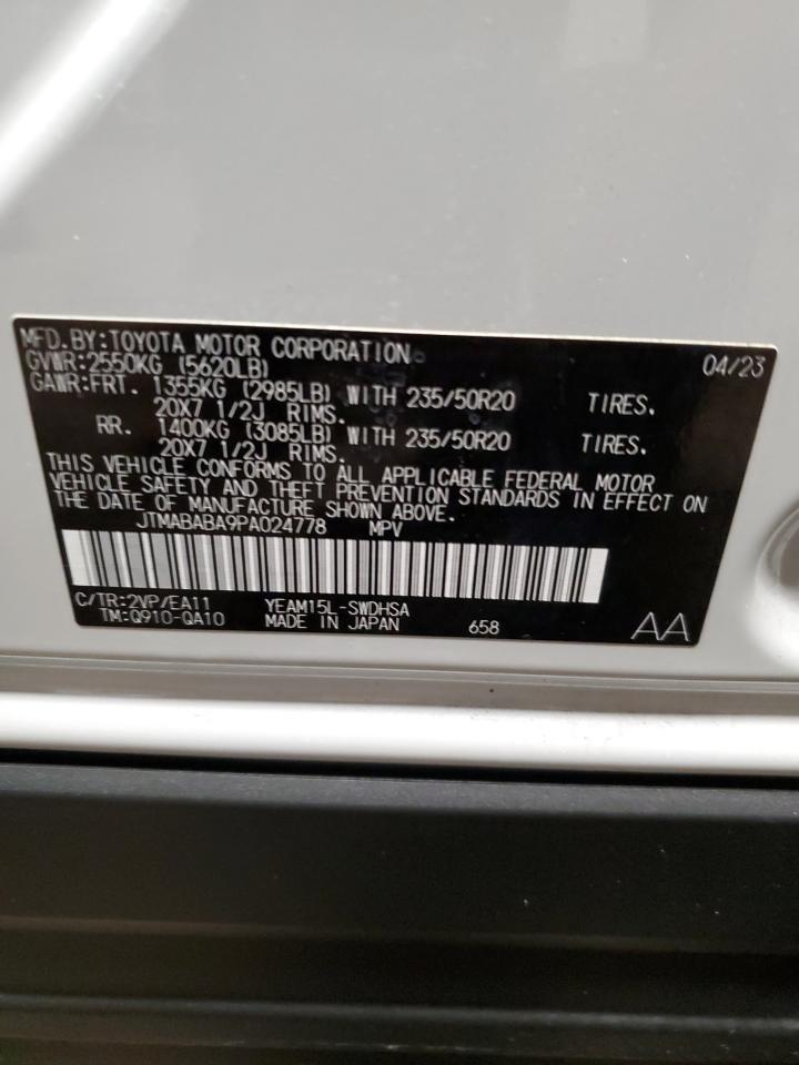 2023 SUBARU SOLTERRA PREMIUM VIN:JTMABABA9PA024778