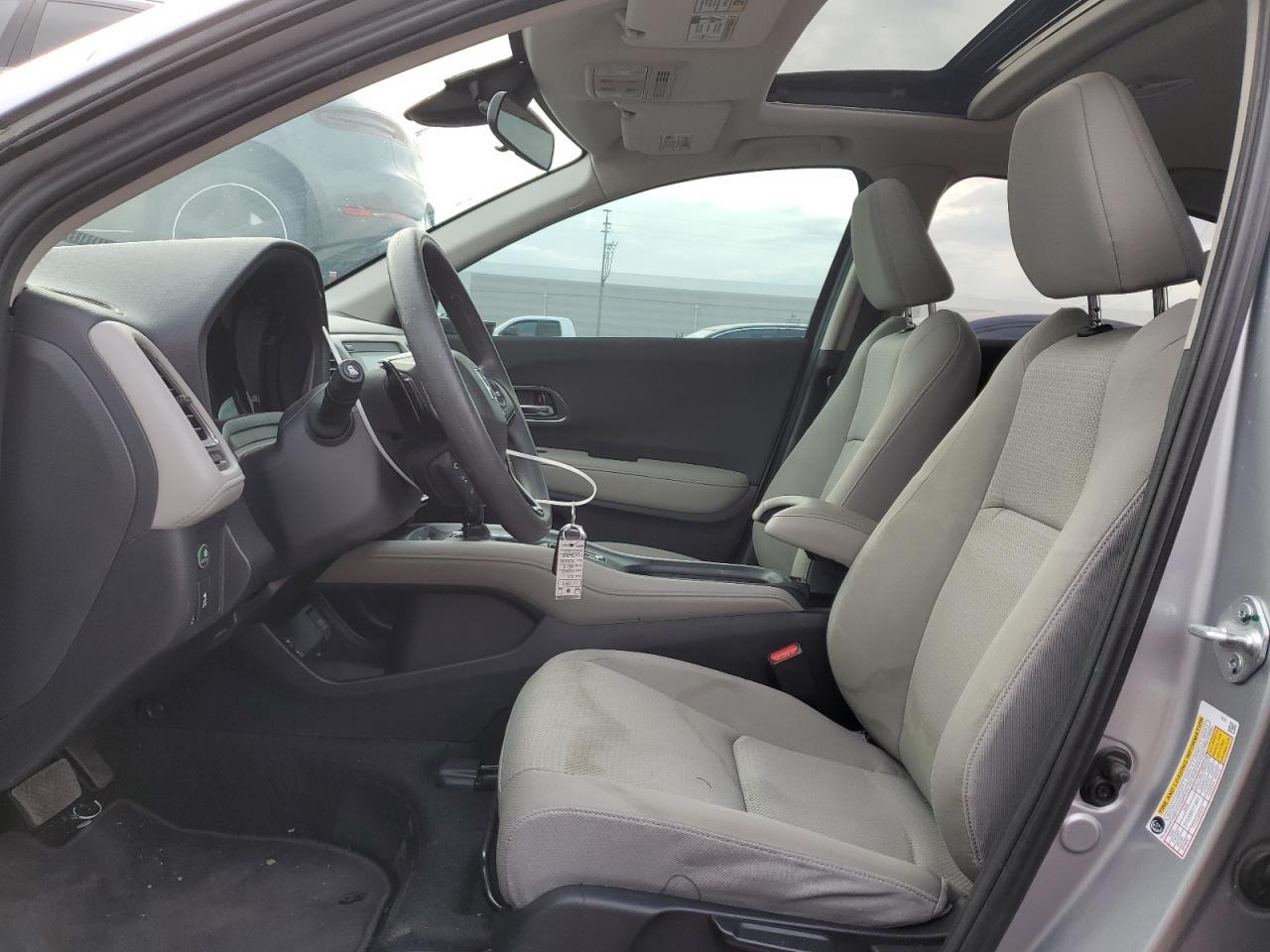2022 HONDA HR-V EX VIN:3CZRU6H52NM760444