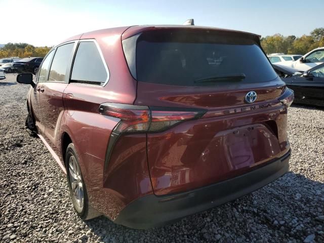 2021 TOYOTA SIENNA LE VIN: 5TDKRKEC5MS020728