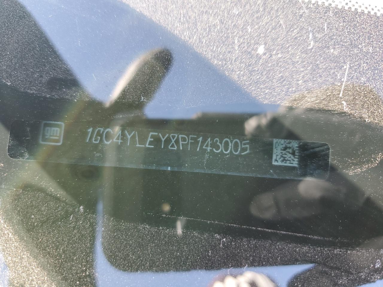 2023 CHEVROLET SILVERADO K2500 HEAVY DUTY VIN:1GC4YLEY8PF143005