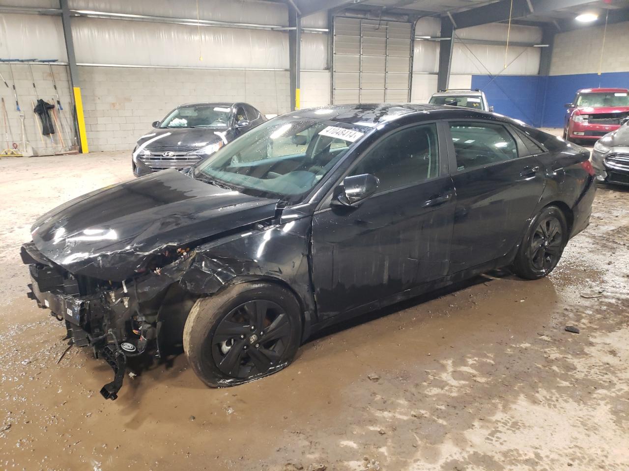 2023 HYUNDAI ELANTRA BLUE VIN:KMHLM4AJ8PU087015