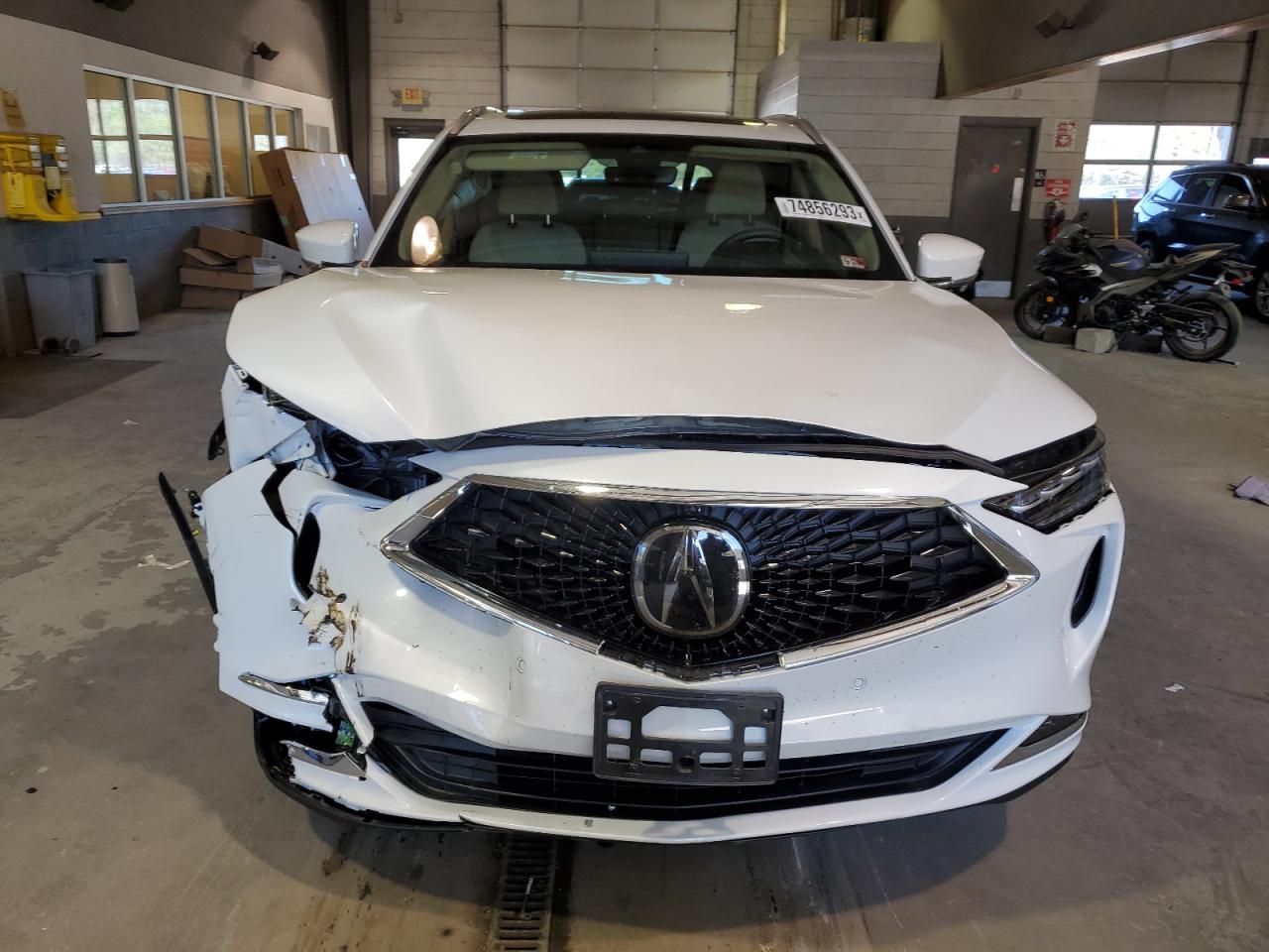 2022 ACURA MDX ADVANCE VIN:5J8YE1H88NL019228