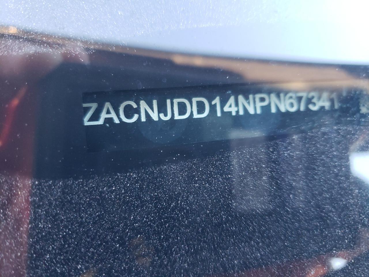 2022 JEEP RENEGADE LIMITED VIN:ZACNJDD14NPN67341