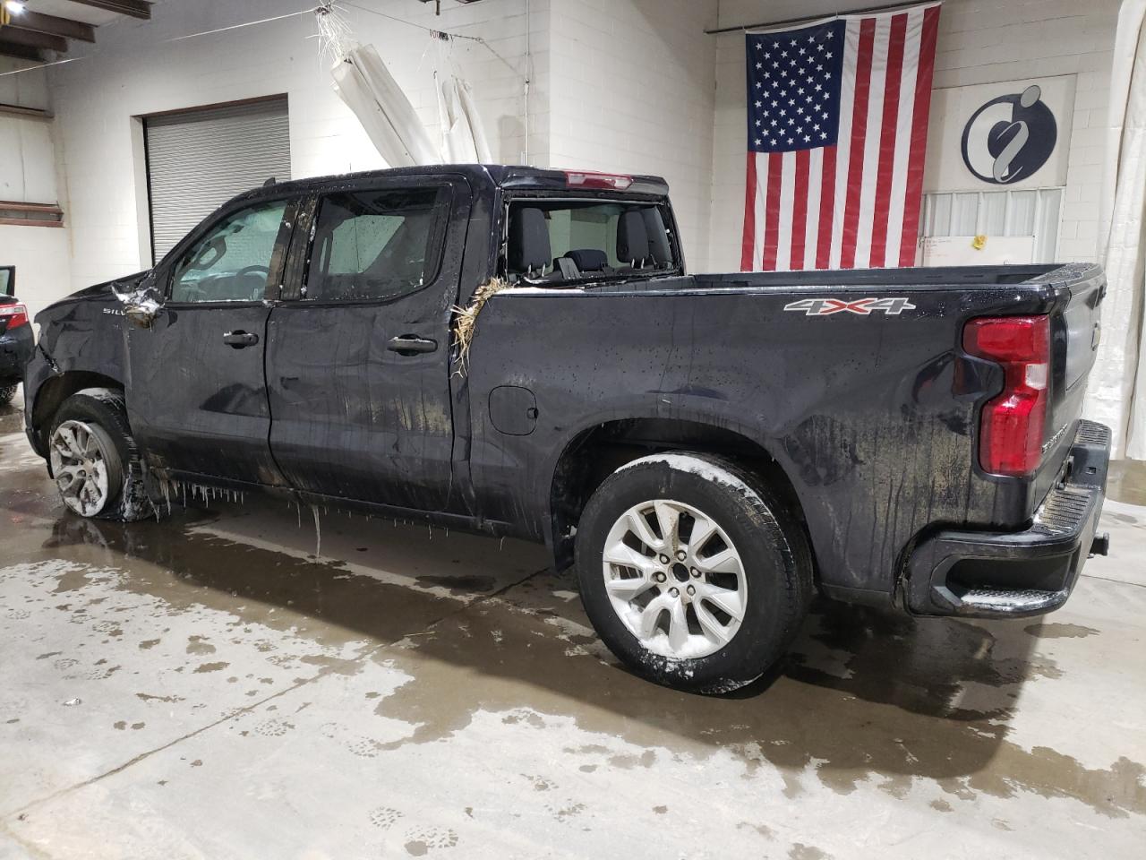 2022 CHEVROLET SILVERADO K1500 CUSTOM VIN:3GCPDBEK2NG606413