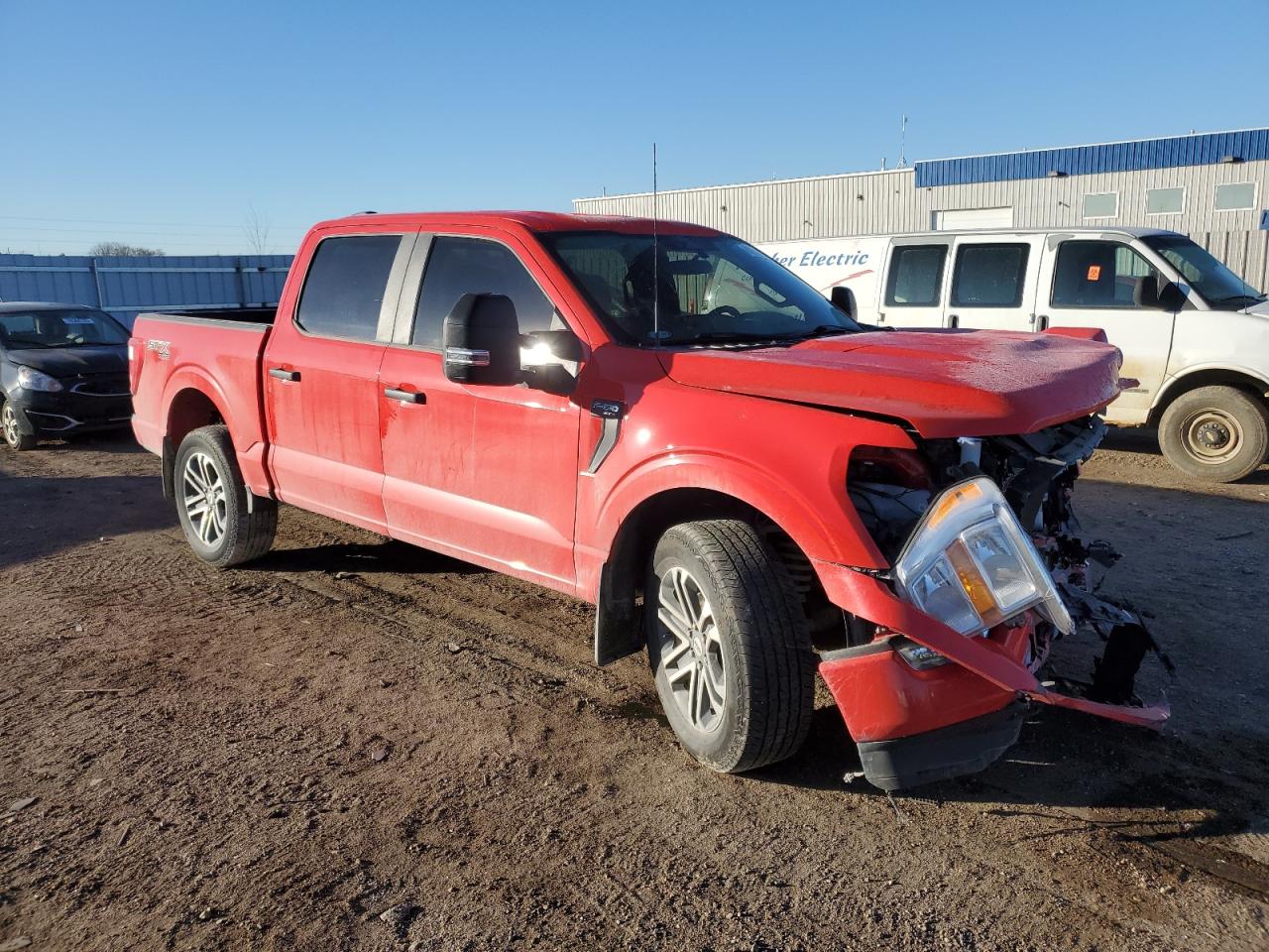 2022 FORD F150 SUPERCREW VIN:1FTFW1E86NKE75662