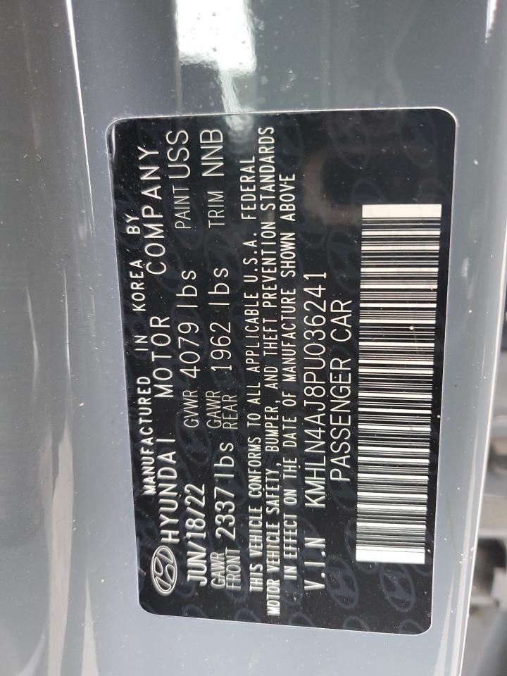 2023 HYUNDAI ELANTRA LIMITED VIN:KMHLN4AJ8PU036241