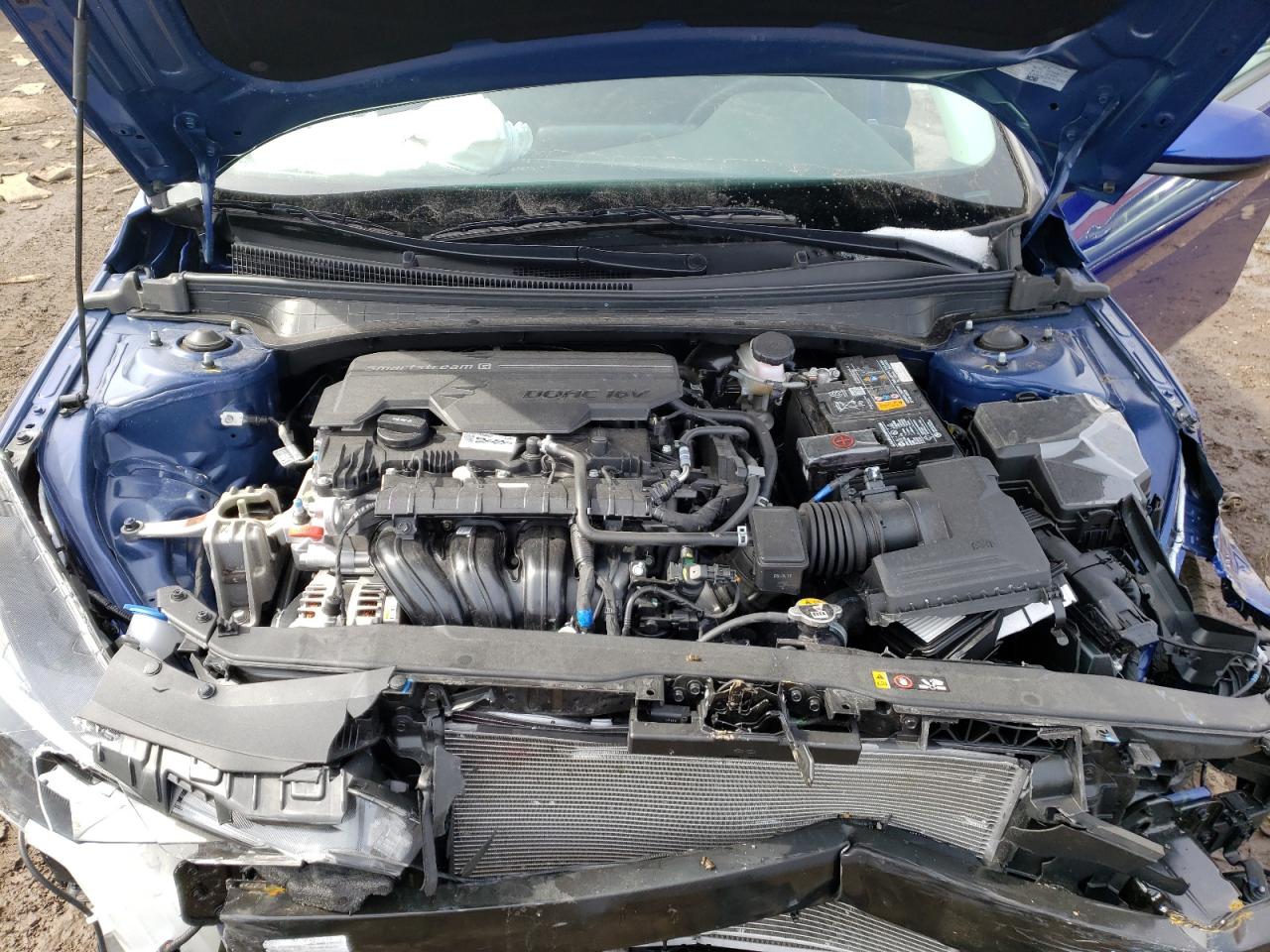 2022 HYUNDAI ELANTRA SEL VIN:5NPLS4AG6NH086144