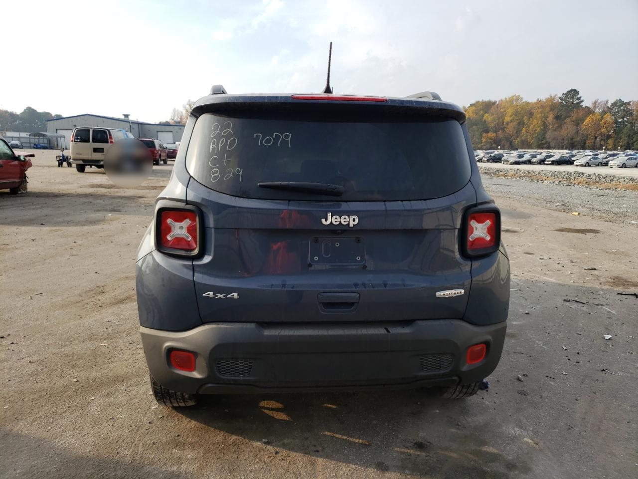 2022 JEEP RENEGADE LATITUDE VIN:ZACNJDB17NPN57079