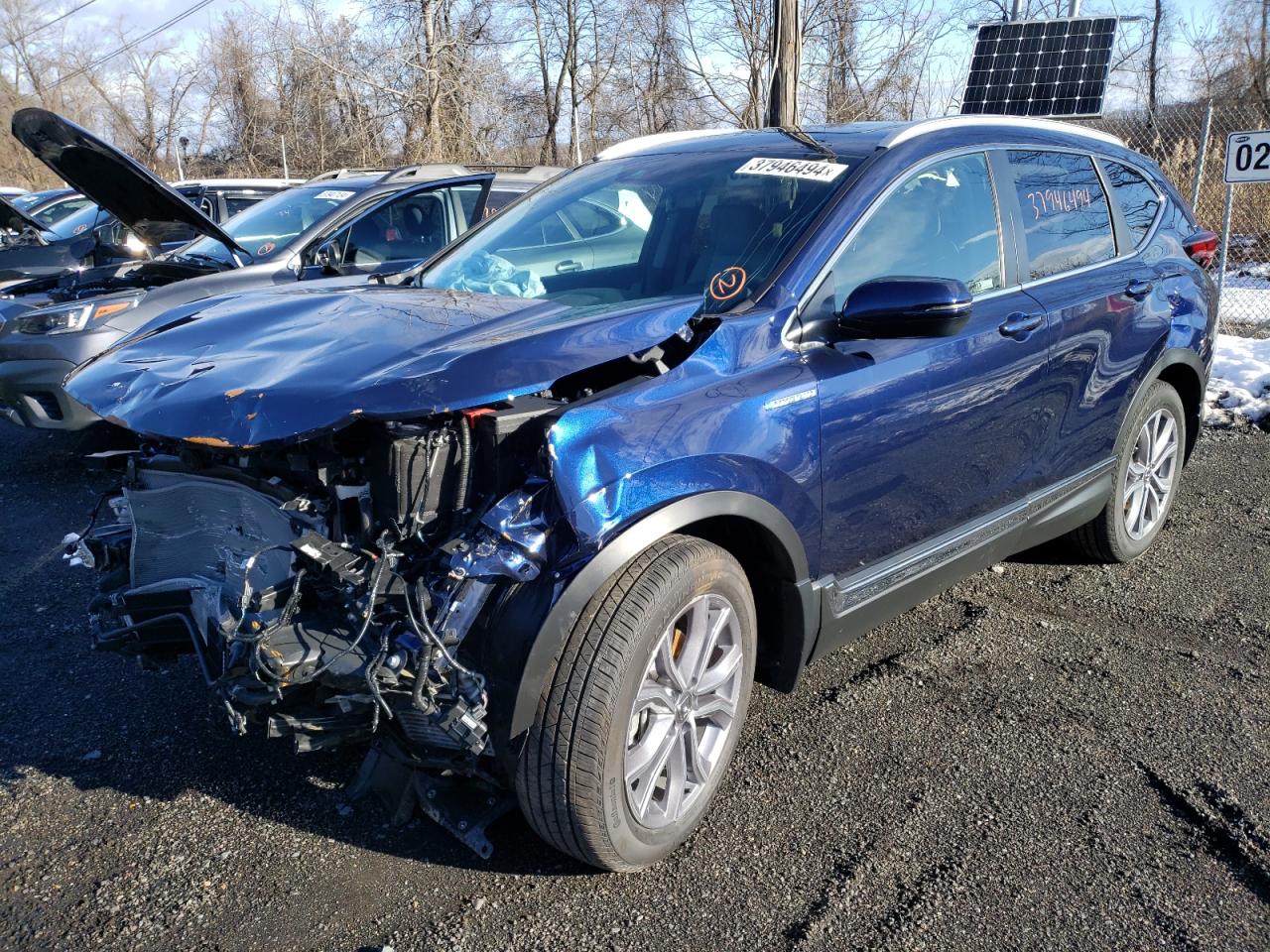 2022 HONDA CR-V TOURING VIN:5J6RT6H92NL055084