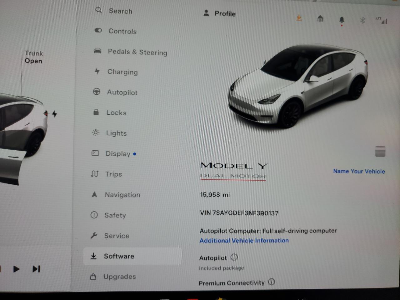 2022 TESLA MODEL Y  VIN:7SAYGDEF3NF390137