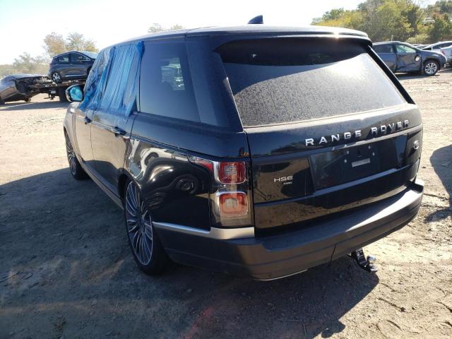 2021 LAND ROVER RANGE ROVER HSE WESTMINSTER EDITION VIN: SALGS2RU3MA417258