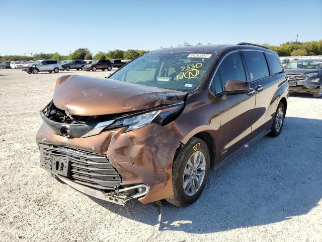 2021 TOYOTA SIENNA XLE VIN: 5TDYRKEC3MS073020