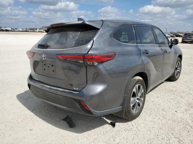 2021 TOYOTA HIGHLANDER XLE VIN: 5TDGZRAH1MS089660