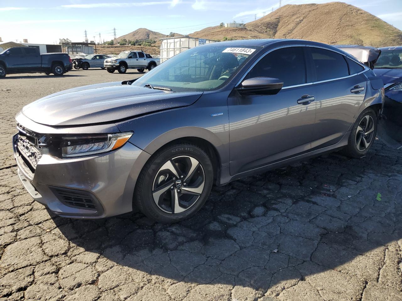 2022 HONDA INSIGHT EX VIN:19XZE4F54NE014341