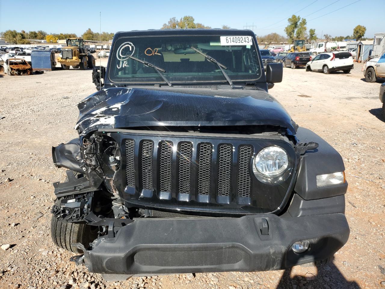 2022 JEEP WRANGLER SPORT VIN:1C4HJXAG8NW255715