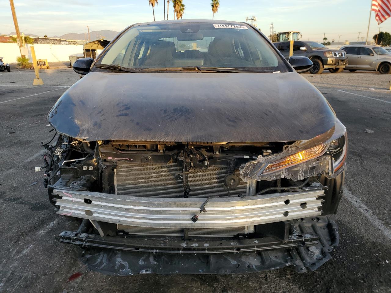 2022 TOYOTA COROLLA LE VIN:5YFEPMAE2NP379583