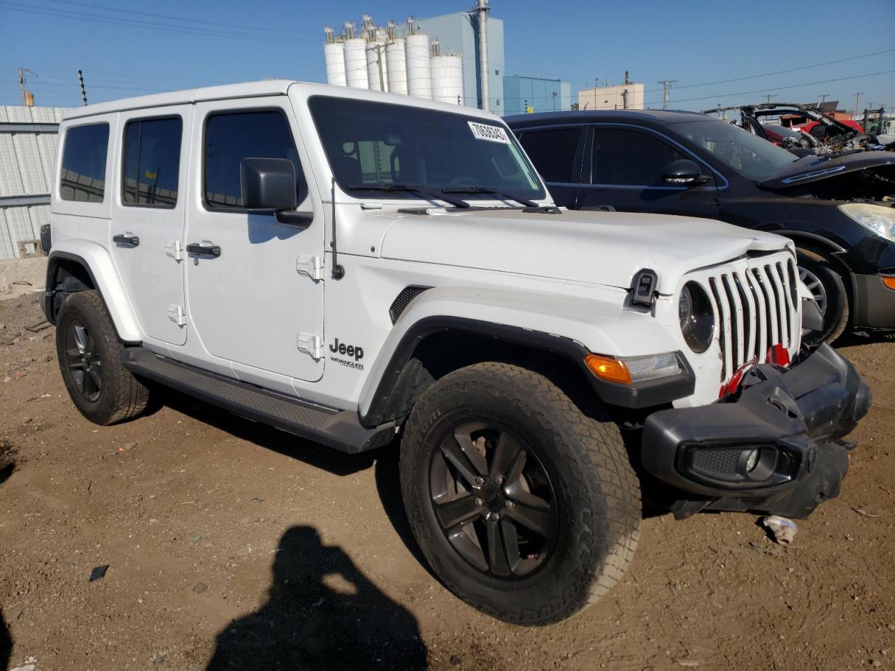 2022 JEEP WRANGLER UNLIMITED SAHARA VIN:1C4HJXEN2NW270641