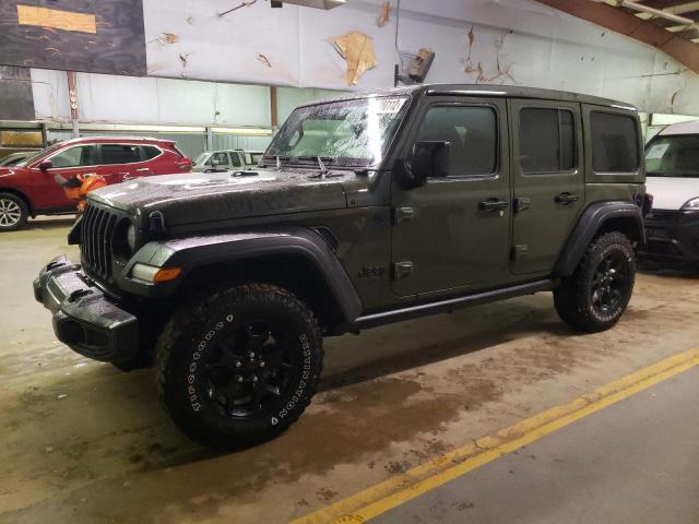 2021 JEEP WRANGLER UNLIMITED SPORT VIN: 1C4HJX***********