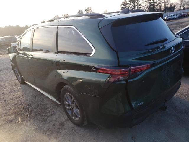 2021 TOYOTA SIENNA XLE VIN: 5TDYSKFCXMS013268