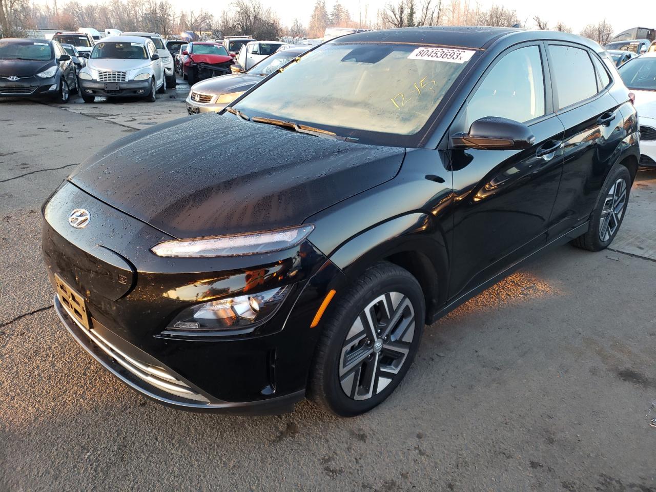 2022 HYUNDAI KONA SEL VIN:KM8K33AG3NU155425