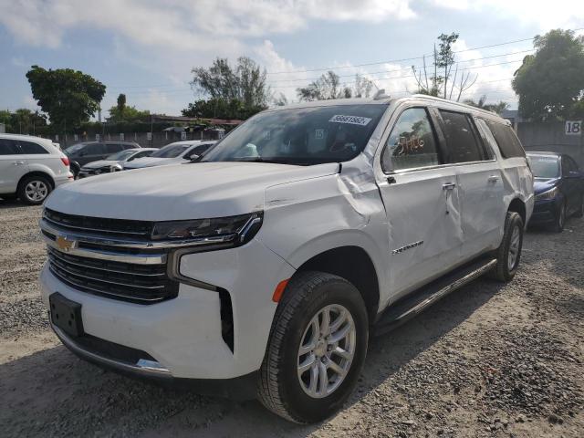 2021 CHEVROLET SUBURBAN C1500 LT VIN: 1GNSCCKD2MR271443