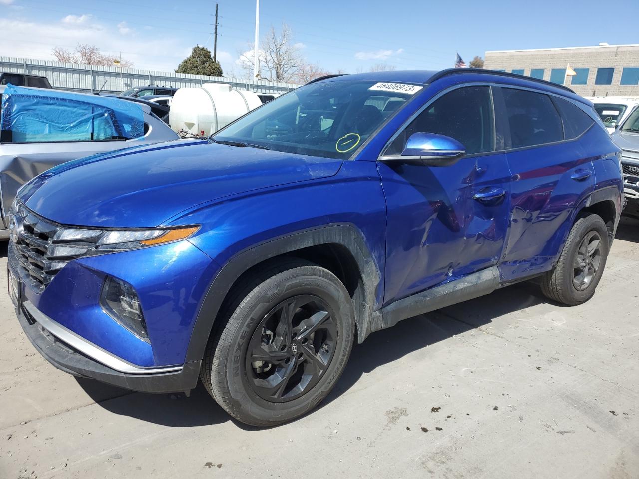 2022 HYUNDAI TUCSON SEL VIN:5NMJBCAE1NH121119