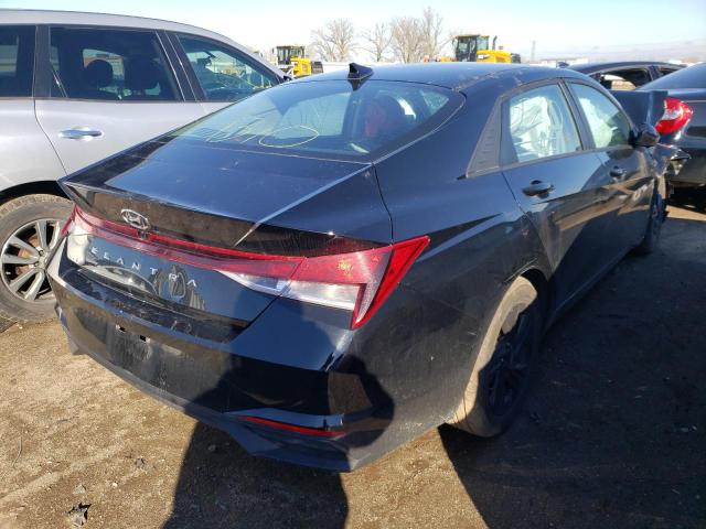 2021 HYUNDAI ELANTRA SEL VIN: 5NPLM4AG9MH013617