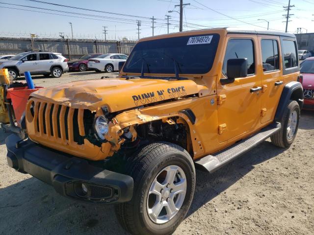 2021 JEEP WRANGLER UNLIMITED SPORT VIN: 1C4HJXDN7MW640062