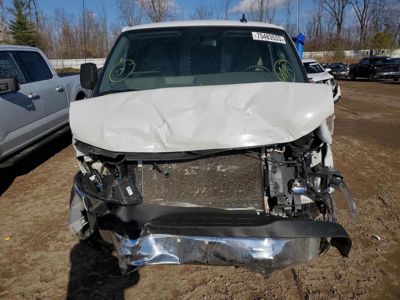 2022 CHEVROLET EXPRESS G2500  VIN:1GCWGAFP7N1175587