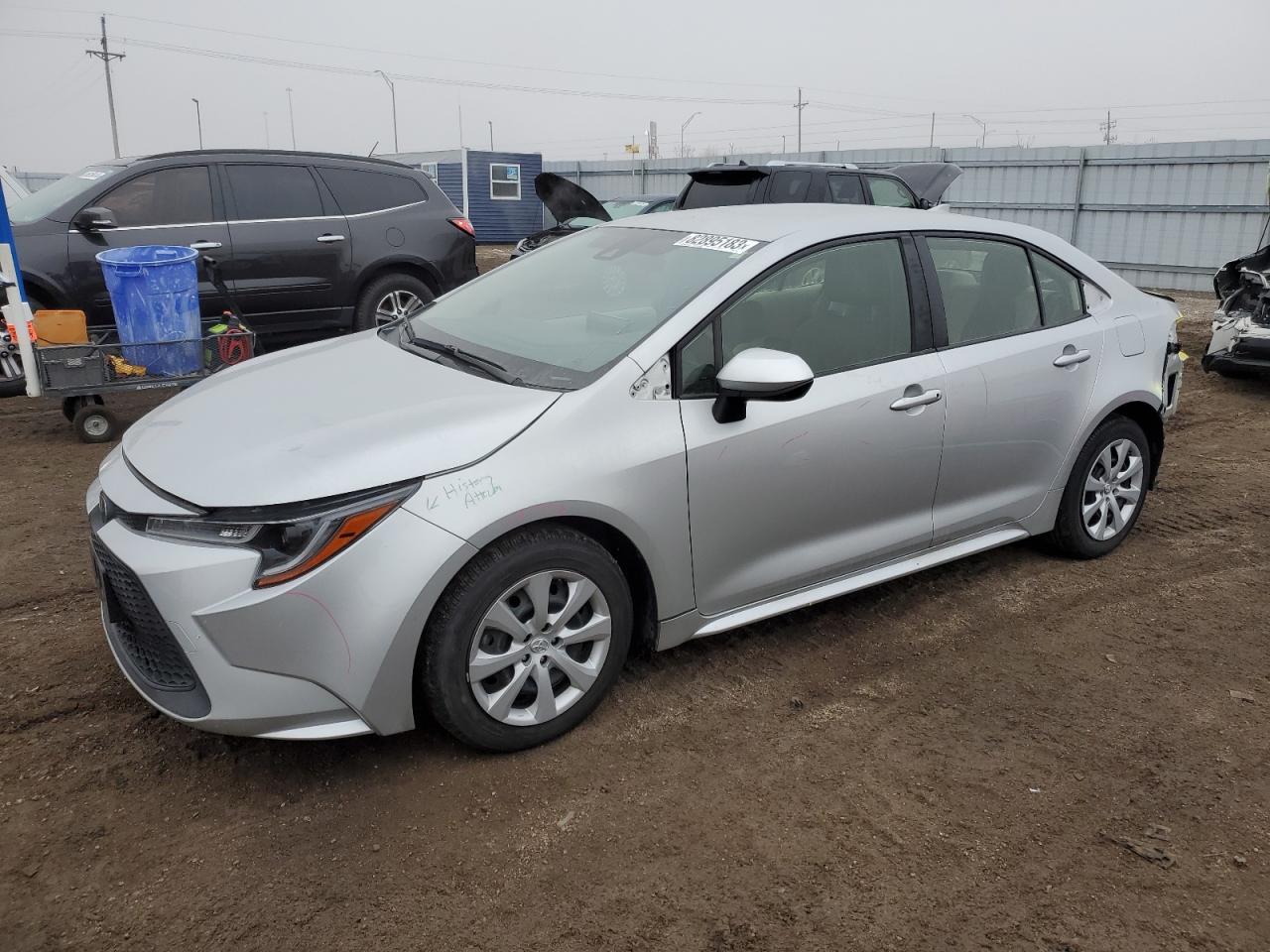 2022 TOYOTA COROLLA LE VIN:JTDEPMAE7NJ196510