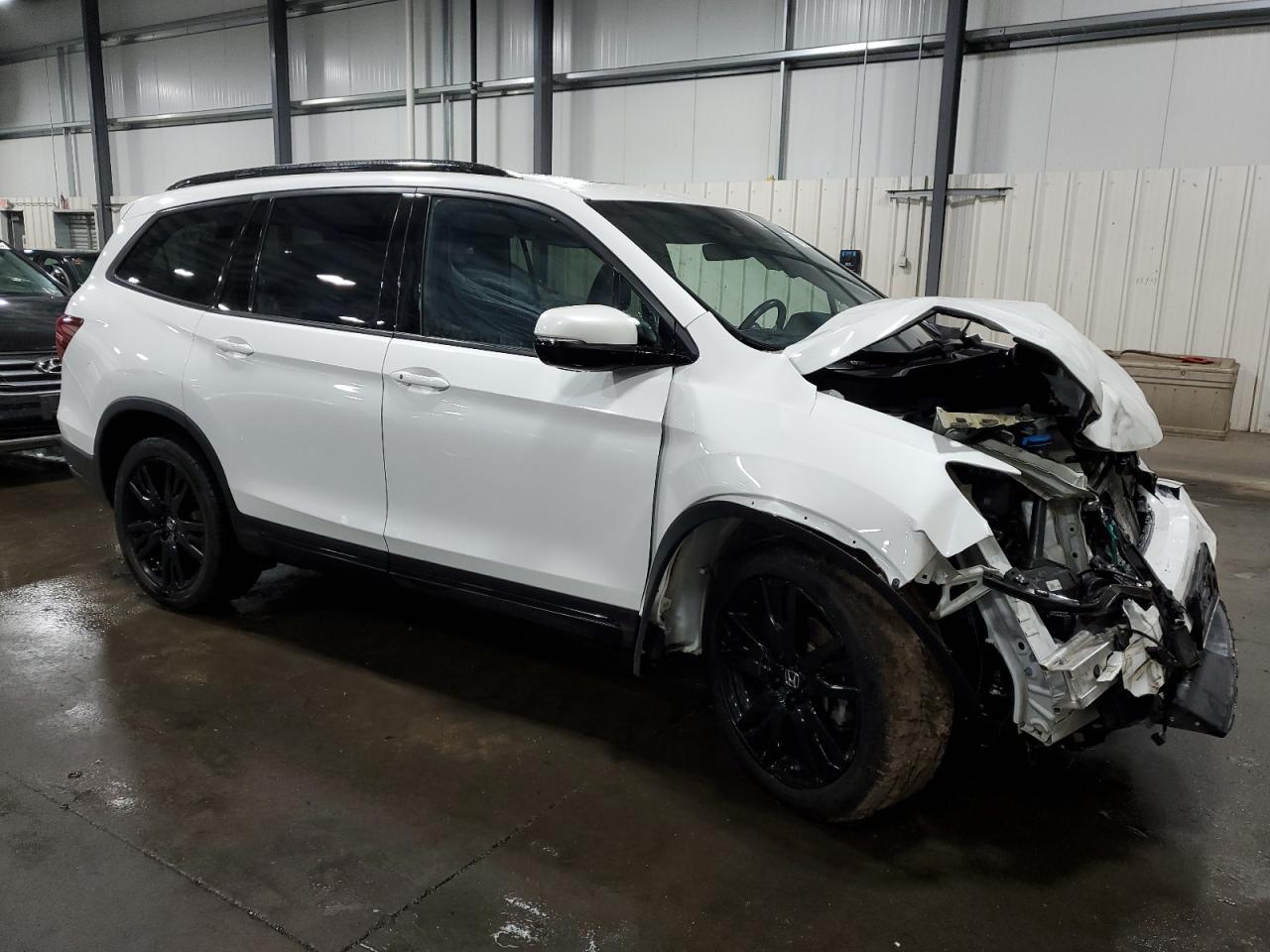 2022 HONDA PILOT BLACK VIN:5FNYF6H76NB024401