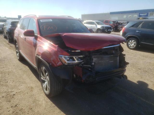 2021 VOLKSWAGEN ATLAS SEL PREMIUM VIN: 1V2TR2CA0MC566164