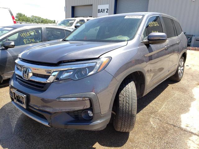 2021 HONDA PILOT EX VIN: 5FNYF6H36MB009814