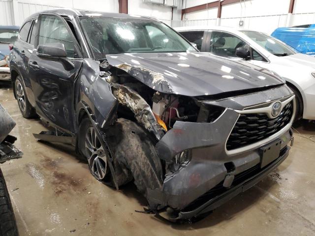 2021 TOYOTA HIGHLANDER HYBRID XLE VIN: 5TDGBRCH5MS514749