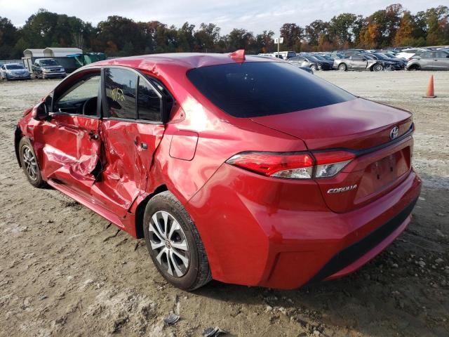 2021 TOYOTA COROLLA LE VIN: JTDEAMDE3MJ001367
