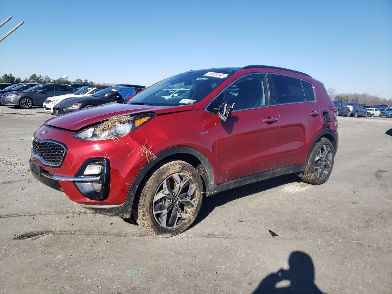 2022 KIA SPORTAGE EX VIN:KNDPNCAC4N7956459