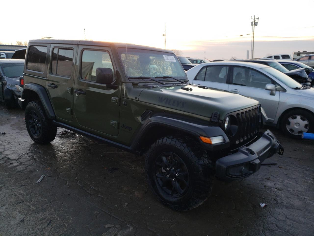 2022 JEEP WRANGLER UNLIMITED SPORT VIN:1C4HJXDG9NW224484